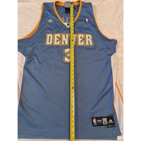 Allen Iverson Denver Nuggets Retro Throwback Swingman Jersey Mens XL Vintage NBA - Picture 3 of 8